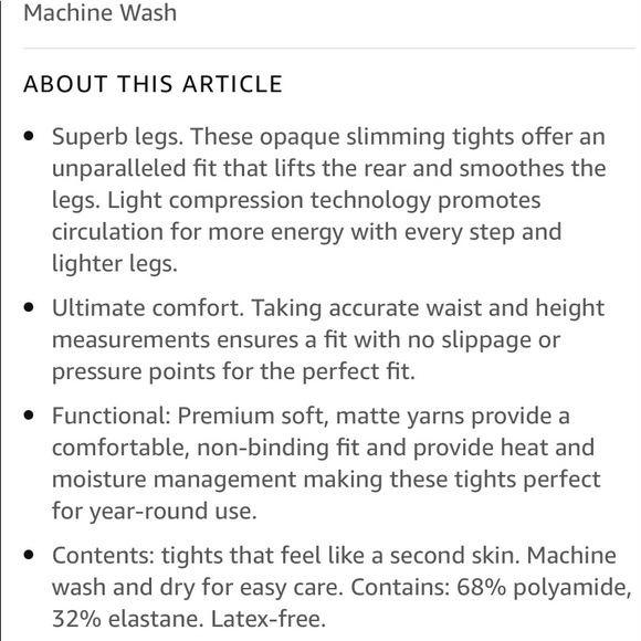 ITEM M6 - Leggings Opaque - Picture 16 of 16